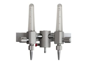 AIR Dobbelt flowmeter 1-15 l/min (Dameca)