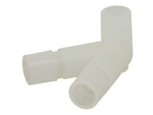 Y-rør 90 grd. m. ISO 22/15, klar plast