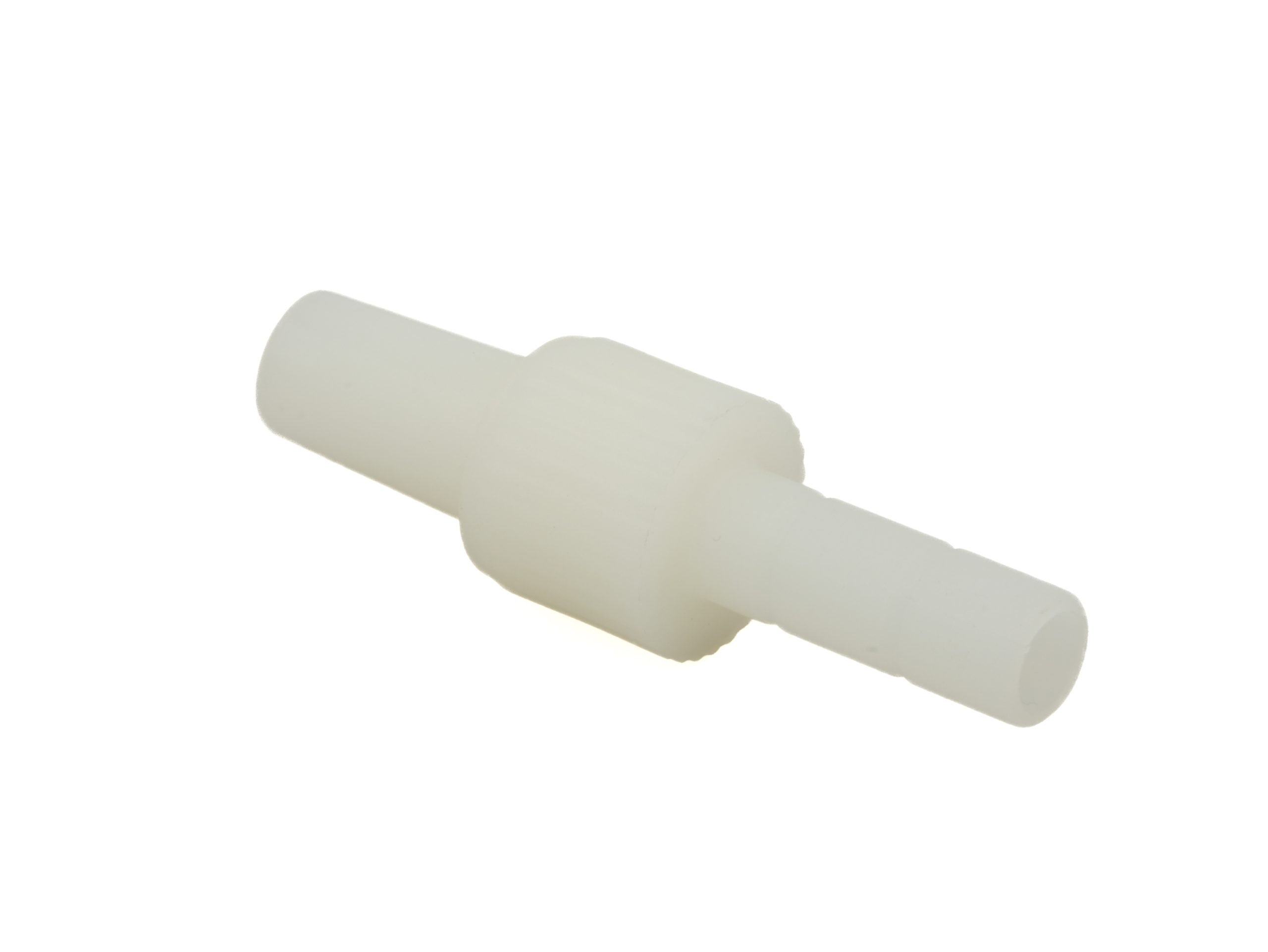 Han konus, lige Nylon, hvid, ø8 mm studs