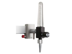 Air Flowmeter 0 - 16 L/min med klo,1 m slange, mini stiknippel (Dameca)