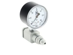 Testmanometer med spor for klo