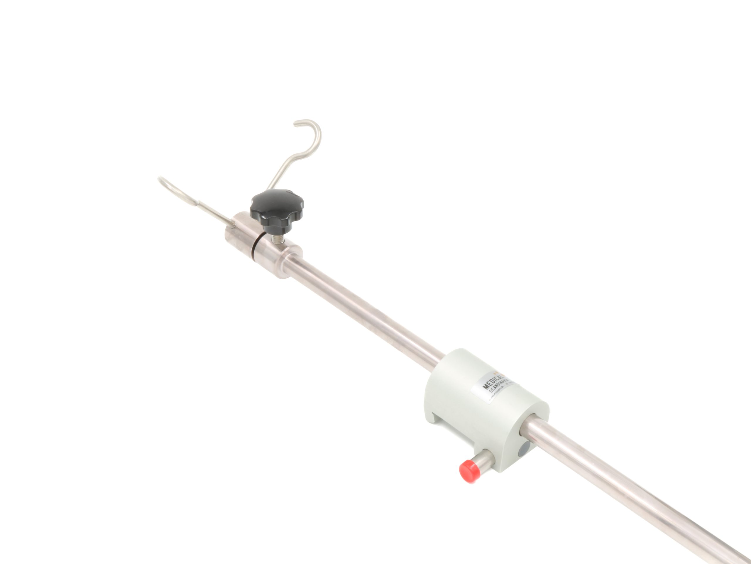 Dropstang med klo samt 2 kroge - højdejusterbare