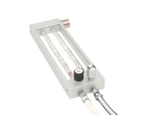 O2/AIR 2-Rotameterbox komplet