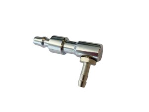 N2O Stiknippel, DIN, Vinkel, med slangestuds Ø6, Hersill