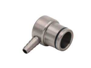 Vinkelconnector Han konus BOC, ISO 23 mm med slangestuds ø6-8 mm