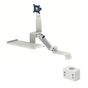 CIM Height adjustable arm with extension for monitor, keyboard and mouse
