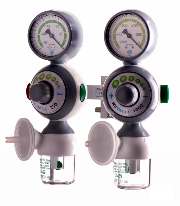 VAC Sug, Dobbelt, Stærkt+Svag, på klo, 1m Gul slange, mini stiknippel, RVTM3